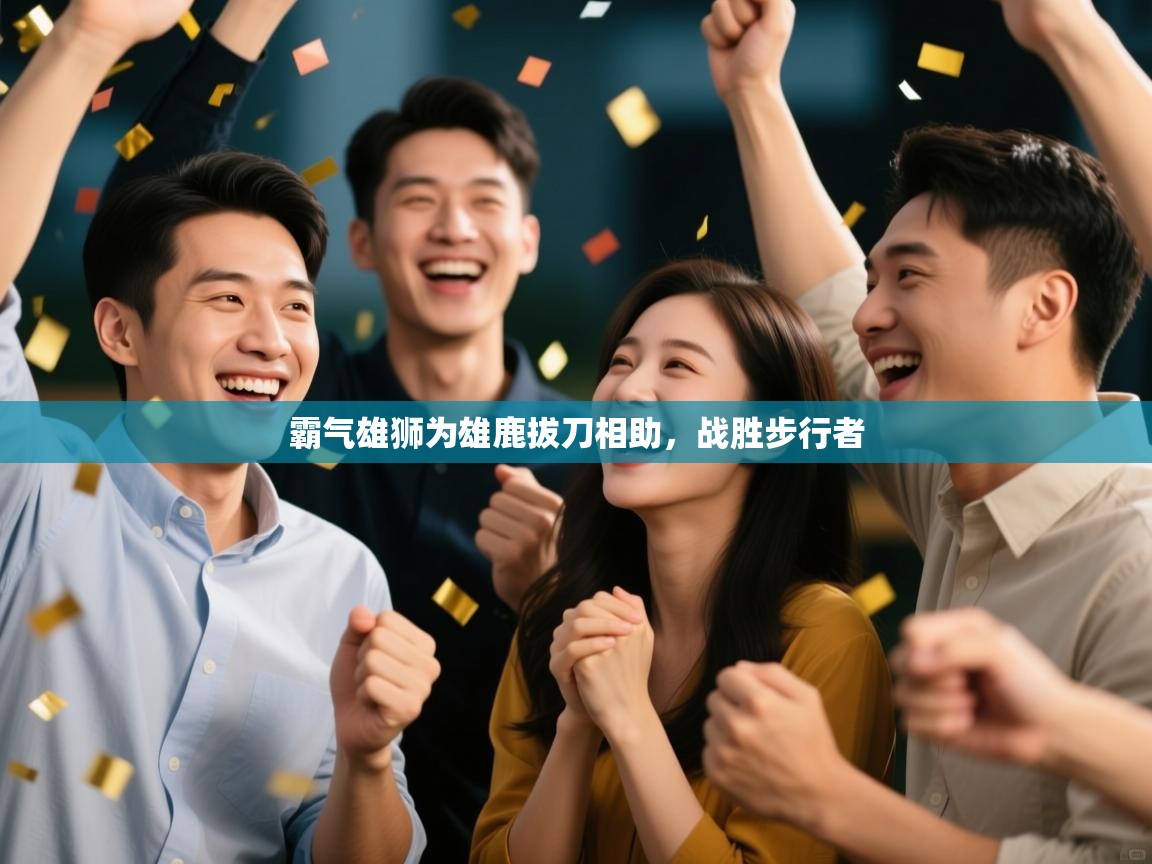 霸气雄狮为雄鹿拔刀相助，战胜步行者  第1张