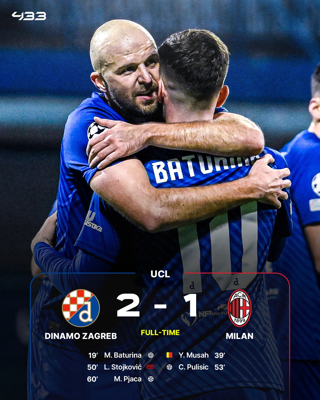 AC米兰客场丢分，欧战席位受威胁